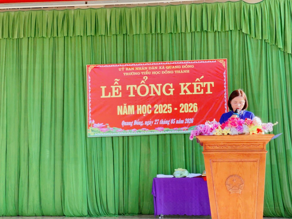 LỄ TỔNG KẾT NĂM HỌC 2025 2026